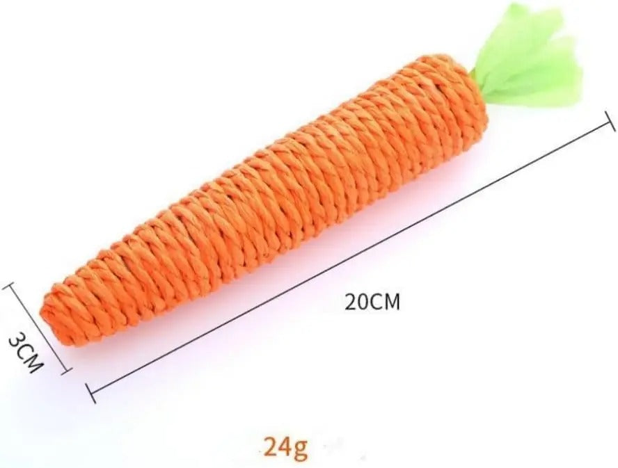 PawsyMeowy™ Carrot Catnip Toy Set