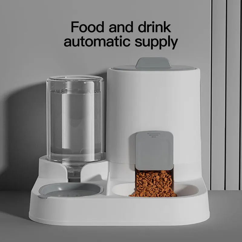 PawsyMeowy™ Dual Pet Feeder 2-in-1