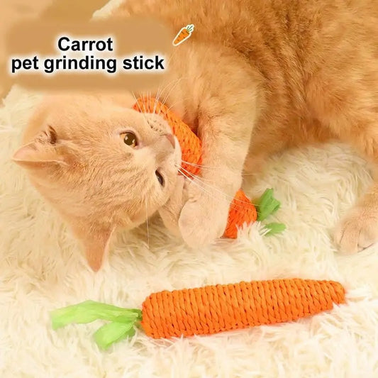 PawsyMeowy™ Carrot Catnip Toy Set